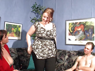 Sexy busty BBW is a good couple sex therapist - 4