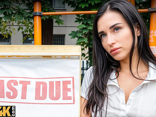 DEBT4k: Hot Brunette Milena Ray Takes Cumshot Instead of Money  POV Sex with Stranger