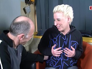 German boyfriend looks for a woman to fuck on the street