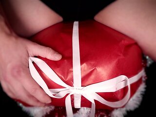 ASMR POINT OF VIEW Step Parent's Christmas introduce from Small petite cooch Step Stepdaughter