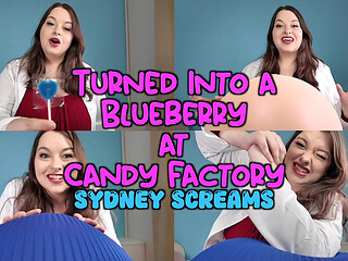 Turned Into a Blueberry at Candy Factory