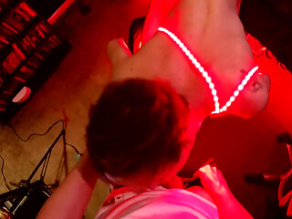 Trace Gets a Lit-up Ass!