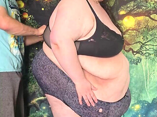 SSBBW Stripped Down to Underwear Part 1