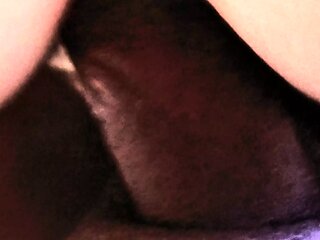 Bbw bitch handling a monstrous velvety black cock that demands absolute surrender