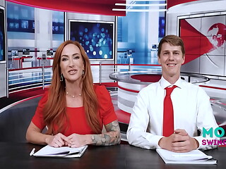 Competitive TV Anchors Settle Feud By Swapping Their step SONS