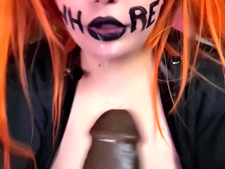 Sneaky Hooters Girl Empties BBC