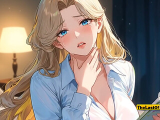 Hot MILF Gets Fucked by Obsessed Student in Library Uncensored AI Hentai