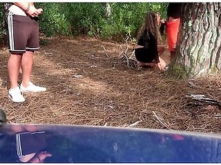 Real Amateur Wife Getting A Facial Of A Stranger In A Public Risky Place ( Cuckold Boy Watching)
