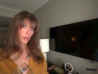 Blonde Tgirl Whore Knocked on My Door To Get FUCKED RAW &amp_ Bred in Her Little Asshole! Peter Hooke Gray Perrier