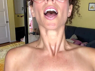 What Is It About a Girl in Overalls?!? Well This One Is a Little Shy That Doesnt Stop Her From Having You Cum in Her Boob Bowl!