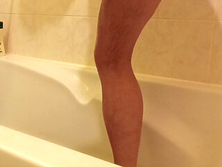 Anal dildo shower