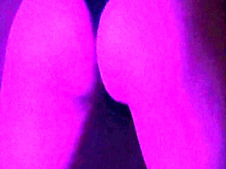 Dancing and shaking my ass in a thong