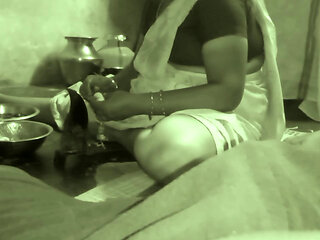 Tamil wife vegetable cutting porn