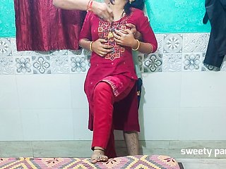 Indian Bhabhi Hard Fucked Cow Girl Style and Standing Position Full Enjoy Her Husband