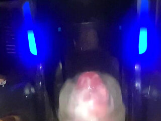 Milking machine cumshot