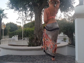 Outdoor Part of Selena's Daily Sex Games