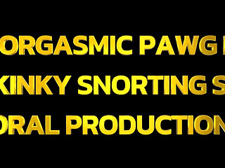 Hot PAWG betzz snorts cum after rough sex