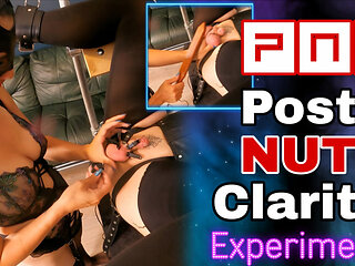Training Zero Femdom Post Nut Clarity Experiment! Cumshot Ruined Orgasm Cum Eating CEI Bondage Slave Real Homemade Amateur Milf