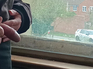 Masturbating and Cumming by the Window at Friend's House - Rockardglans