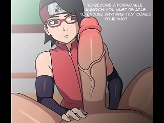 sarada quiere coger
