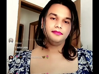 Indian crossdresser daily routine life