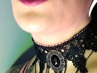 Cute curly brunette solo webcam masturbation