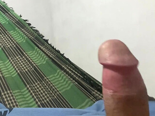 Very horny I had to cum a lot on the net...