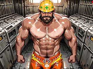 Ai Characters with Muscles Shirtless