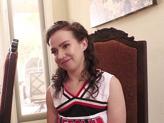 Cheerleader Hazel Paige gets fucked in her uniform
