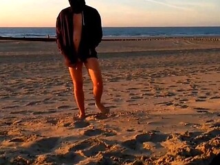 Nude Beach Twink Exposed Outdoors