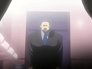 Hentai hooker gets fucked by business men