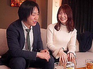 Missed The Last Train And Stayed The Night In My Room. Mio-senpai Couldnt Get Enough To Drink, So We Had Fun Playing Drinking Games... Mio Ishikawa