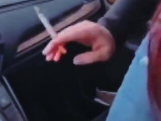 Smoking Blowjob in Car After the First Date