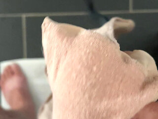 Gusset jerk off