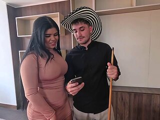 Secretary gets fucked in the ass for the first time and keeps it tight