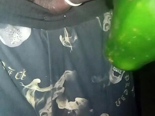 I was not easy on his ass hole.