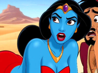 Genie Girl Jerk off Dick to Adaddin. Fairy Tale Story