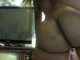 Black Beauty Straddles Guy in Bedroom