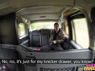 Female Fake Taxi - Female Taxi Driver Trades a Free Ride for a Massive Cop Cock Worshipping Session