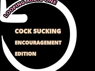 AUDIO ONLY- Looping audio one cocking sucking encouragement edition