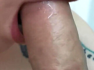 Delicious Blowjob to My Neighbor, What a Delicious Cock