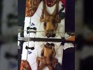 Black Amateur Couple's Hardcore Homemade Interracial Sex Tap