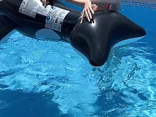 Filmed Lexi Montana Is Having Fun in Outdoor Pool!