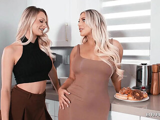 Huge Tits Wife Swap XXX - Brazzers Threesome With Big Cock