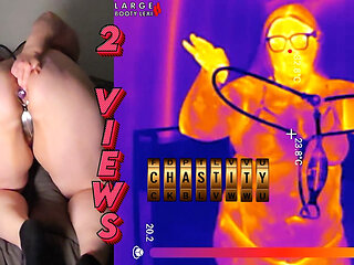 First Time Locked in Chastity Belt! Complete Collection Plus Ass Fingered Deep Then Stuffed with 2 Huge Butt Plugs