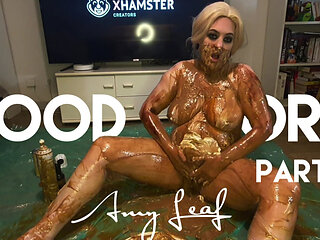 Chubby MILF Amy Leaf- Foodporn part 3
