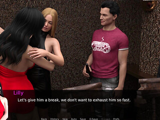 Erotica 4 - Riley, Ren and Lilly Dance at the Bar Then Plan a Night Together