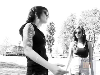 Vintage Lesbians explore each other's wet pussies
