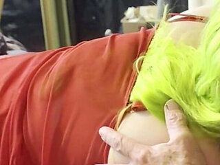 Next Door Dolly and Stunt Cock- Thrusting Vibrator Swallow Blowjob