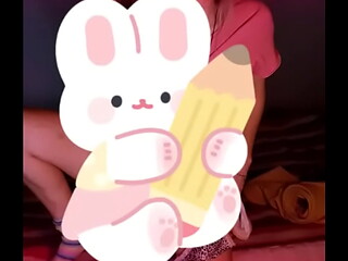 Bonneyuwu - 2:04 masturbacion coletas dildo
